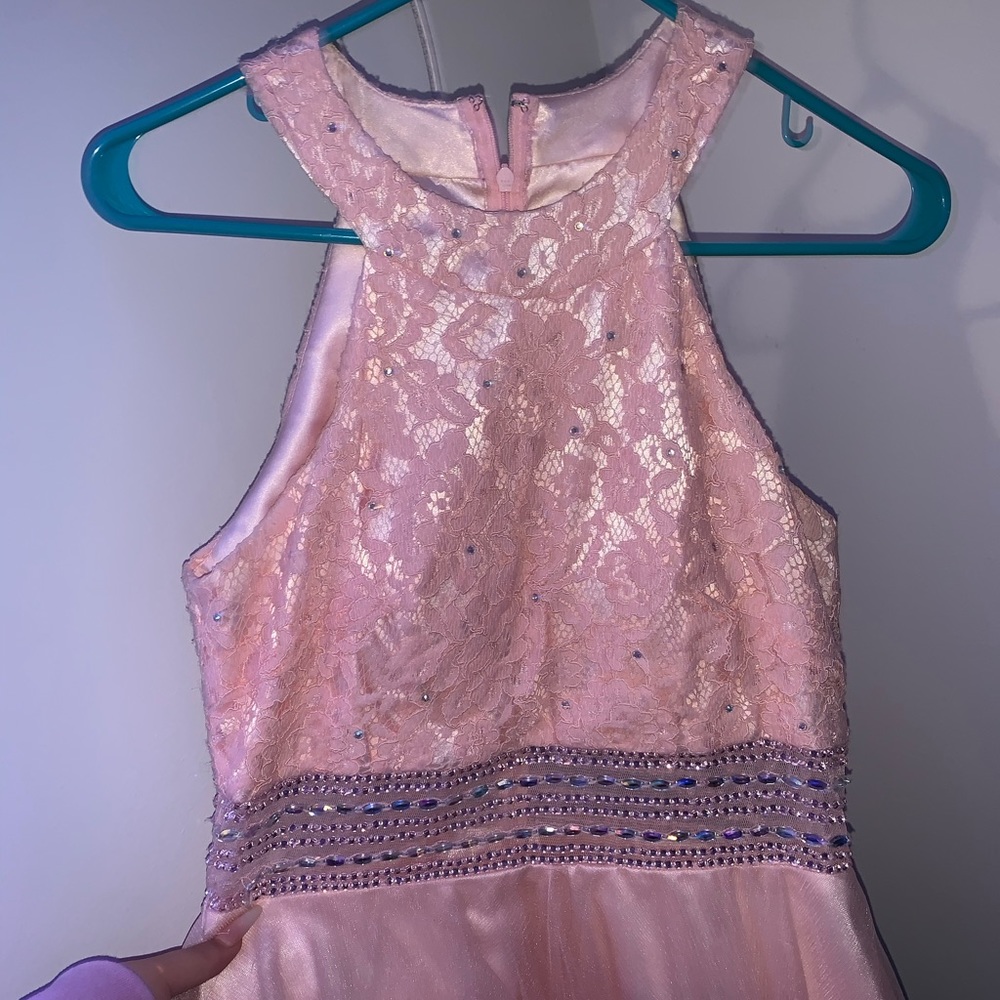 Pink short dress